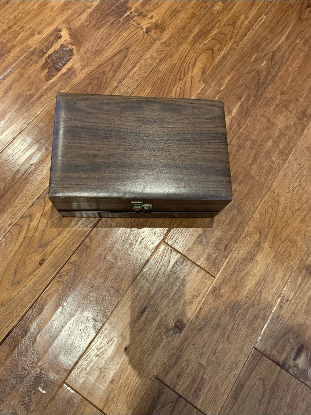 Vintage Classic Brown Keepsake/Jewellery Box